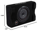 KICKER 48CVTDF102 CVTDF 10" Subwoofer in Down Firing Enclosure, 2-Ohm