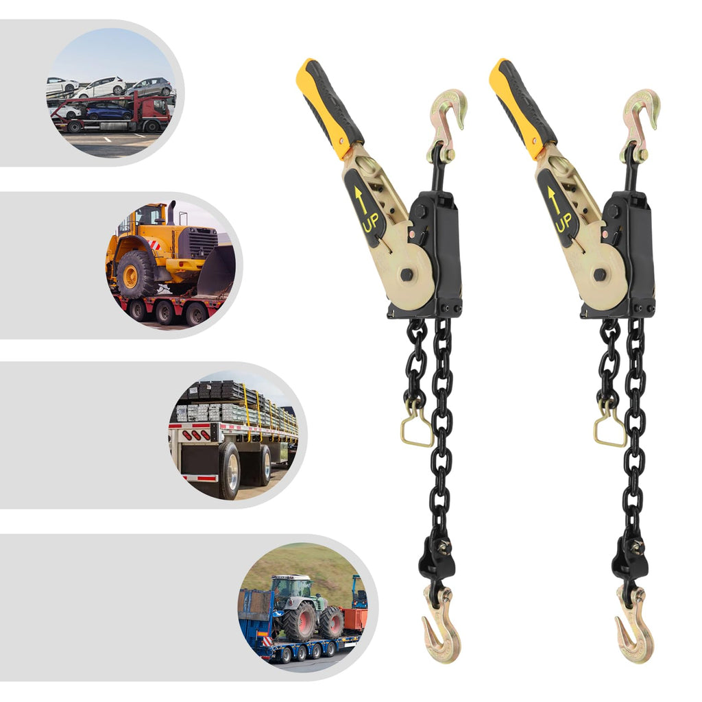 Ratchet Chain Binder Heavy Duty 6600 lbs Load Capacity Alloy Steel Tie