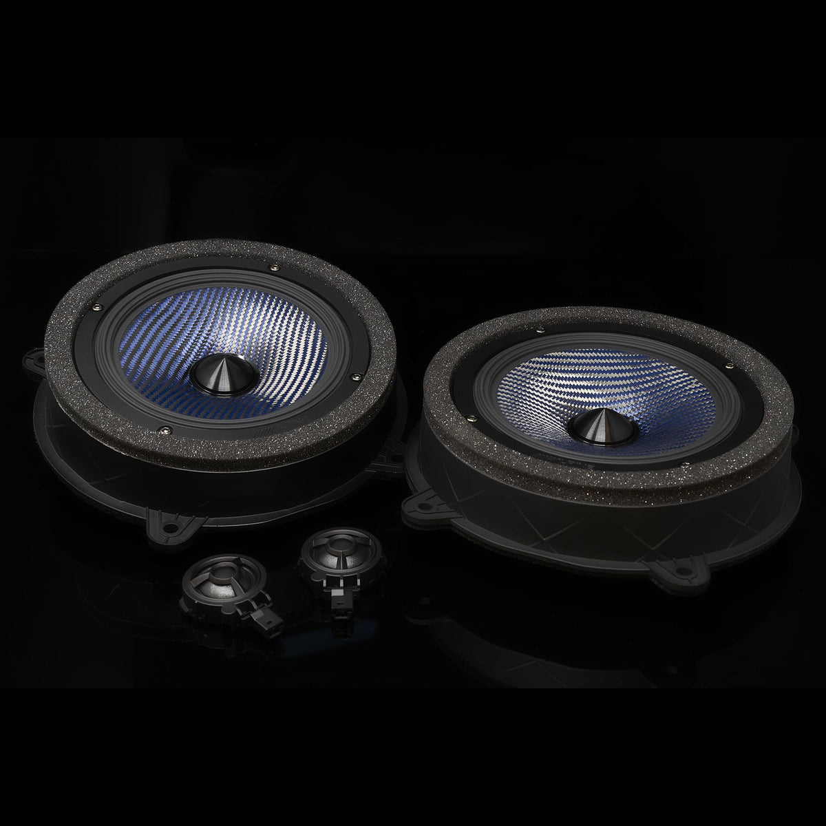Alpine EV-65CF-T - 6.5" Component Front Door Speaker Set Compatible with 17-24 Model 3 & 20-24 Model Y