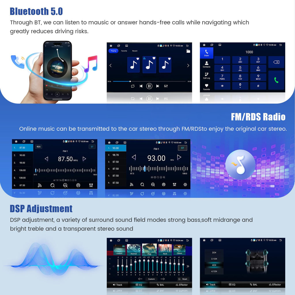 [8Core 6+128G]Android Car Radio for Jeep Compass Patriot 2010-2016 with GPS
