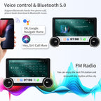 Car Radio for Toyota Tundra 2007-2013 Sequoia 2008-2018 Dual Knob Stereo with Wireless CarPlay/Android Auto 10.1 inch Touch Screen Head Unit Android 13.0 BT/WiFi/DSP/GPS/SWC/FM Radio Backup Camera