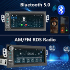 Plug&Play 1.5 Din Car Radio for Chevy Silverado/Tahoe/Suburban 1995-2002,S10/Blazer 1998-2002，Monte Carlo 1996-1999 GMC Suburban 1995-1999,Yukon 1995-2002 ，6.9" IPS Screen with Carplay Android auto