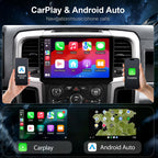 10.2" 64GB Car Radio Stereo for 2013-2018 Dodge Ram 1500 2500 3500(Manual & Auto A/C), Upgrade Plug and Play Android 13 Head Unit with Wireless Carplay/Android Auto/1080P Backup Camera/AM FM