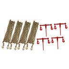 5/16"-3/8"Grade 70 Chain Transport Hauling Load Package Includes Binders and 5/16"×20ft Chains Safe Working Load