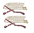 TM USWWAGOODS Replacement for/Fits 5/16' Chain Binder Kit | (2) 5/16-3/8' G70 Binder & (2) 5/16' x 20' Chain w...