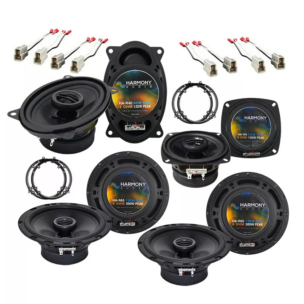 Harmony Audio Fits 1994-1998 VW Golf 6.5" 4" 4x6 Speaker Upgrade Bundle
