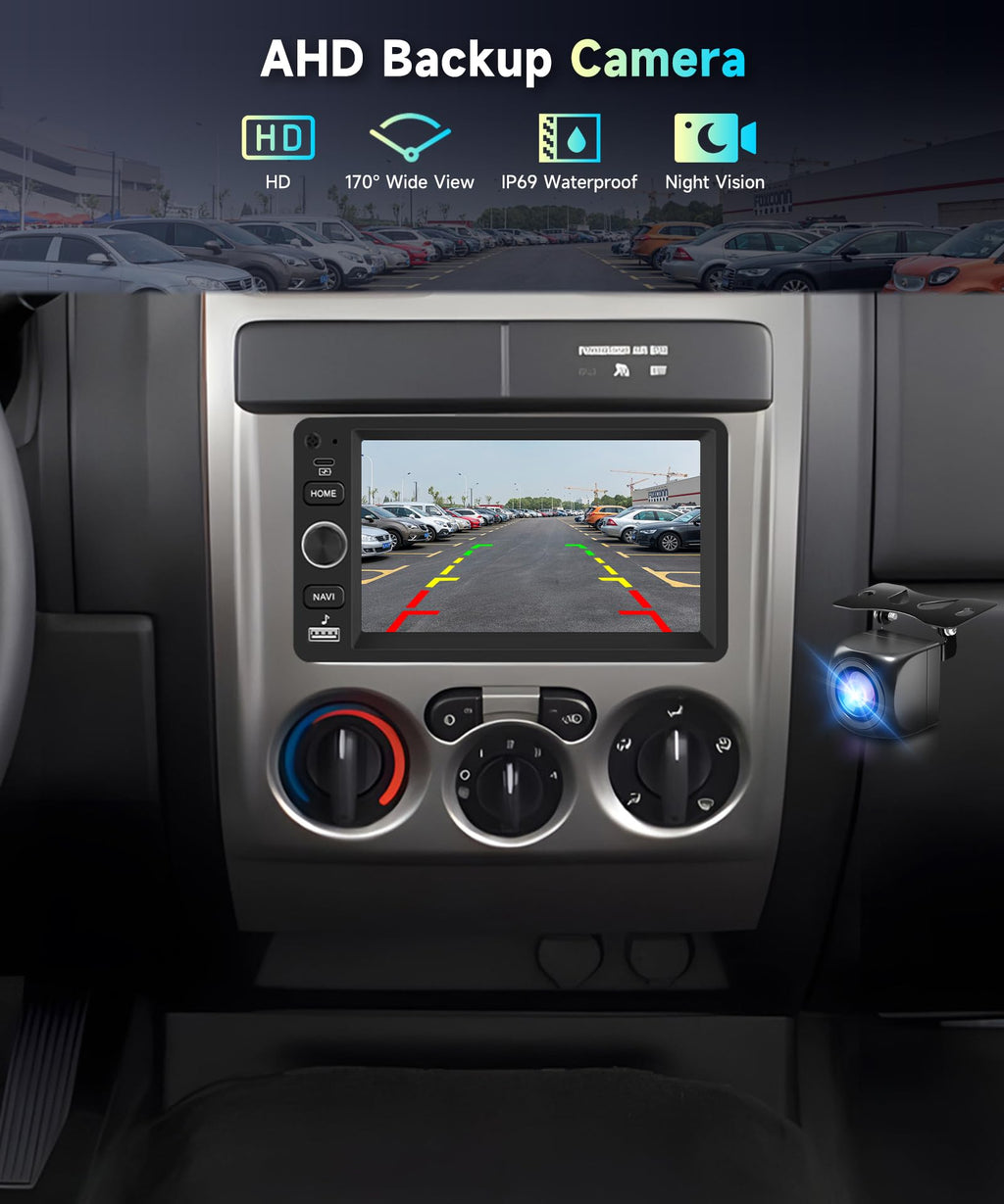 Car Radio Stereo(Support Bose System) for Chevy Silverado SSR Tahoe 2003-2006,GMC Siera Yukon 2003-2006,Hummer H2 2003-2007,Touchscreen/Wireless CarPlay/Android Auto/DSP/GPS/Backup Camera 2G+64G