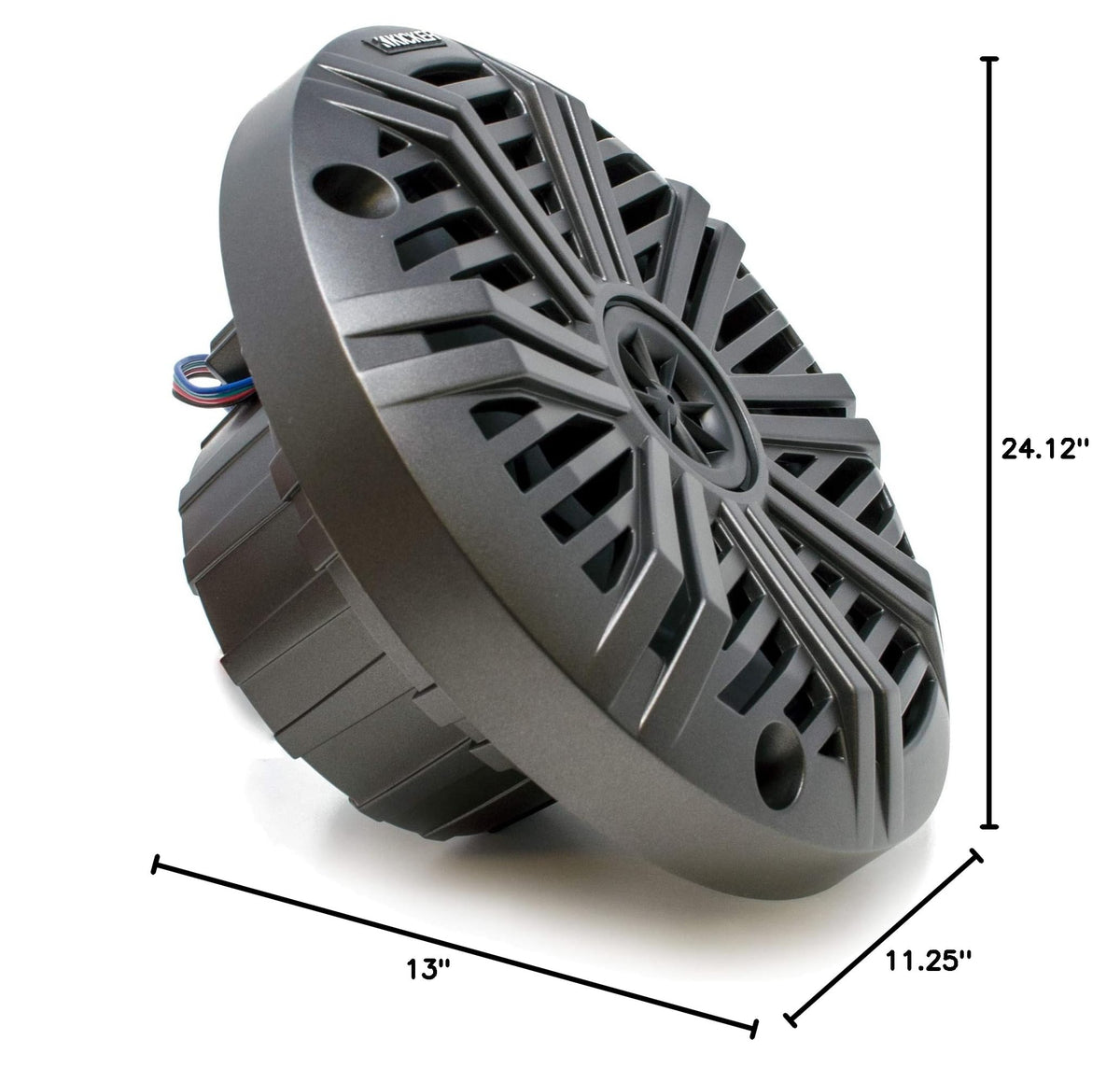 KICKER 6.5" Marine Speakers (2 Pair) Charcoal Salt Water Grills OEM Replacement Speakers
