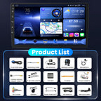 Android 15, 64GB Upgrade Car Radio for 2007-2013 GMC Yukon Chevy Tahoe Suburban Silverado: 1280 * 720 HD Touchscreen, Wireless CarPlay & Android Auto, GPS/WiFi/Bluetooth, Backup Camera, SWC