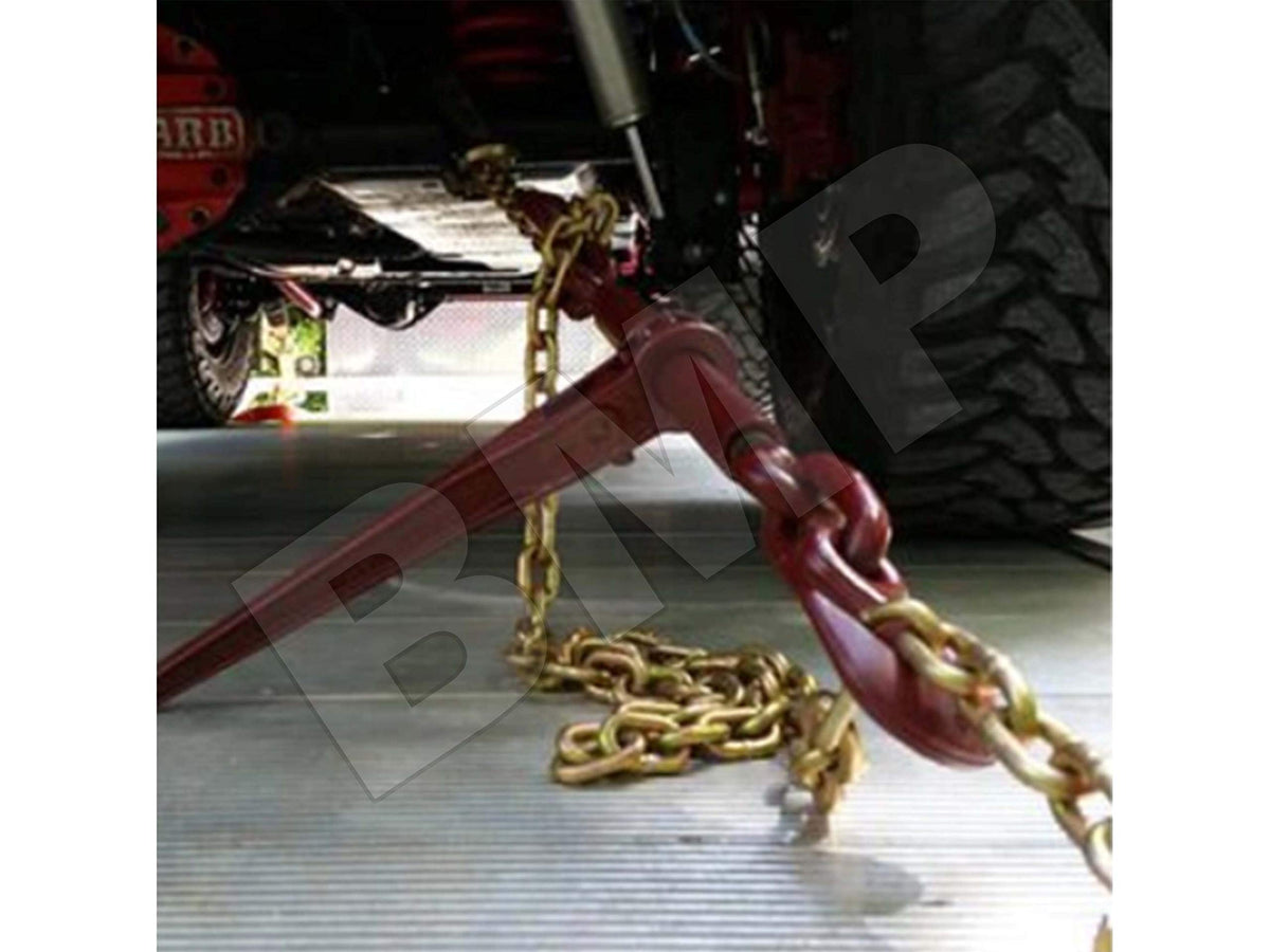 (Set of 5) 5/16“ – 3/8“ Chain Ratcheting Load Binder Boomer Tie Down Rigging 0900149-5