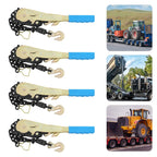 2500LBS Ratchet Chain Binder 4pc Cargo Load Tightener for 1/4"-5/16" Chain