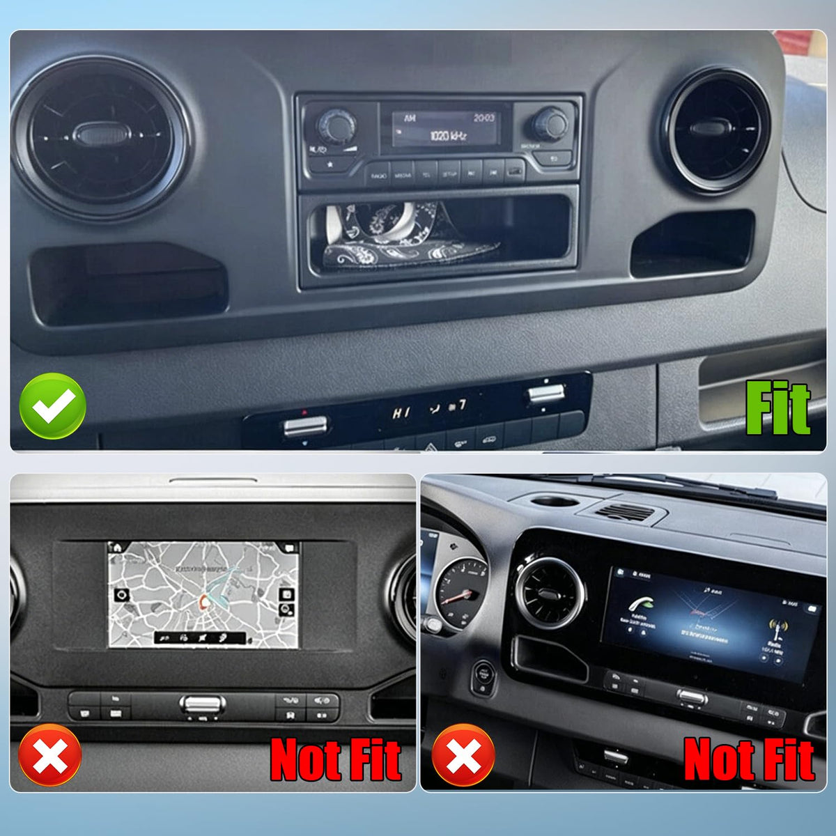 Android Car Radio for Mercedes-Benz Sprinter 2018–2022 Upgrade 9.7" Stereo