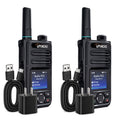 4G LTE PoC Radios Global Unlimited Range Walkie Talkies, Nationwide PTT Two Way Radios 2 Pack,