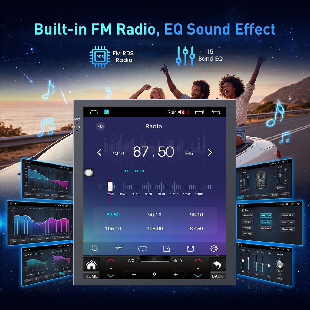 4 + 64GB ROM Android 15 Car Radio for Chevrolet Chevy Cruze 2009-2015