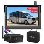 AUTO-VOX 7.2" Dual Wireless Magnetic Backup Camera System, 1-Min Install