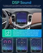 8Core+4GB RAM Andriod 13 Car Radio Stereo for Chevrolet Chevy Cruze 2009-2015: 10.4 Inch Tesla Style HD IPS Touchscreen Wireless Carplay Andriod Auto GPS Navi Bluetooth 5G WiFi Backup Camera FM SWC