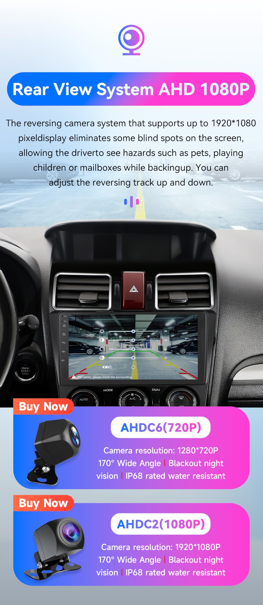 Android 14 Car Stereo Upgrade for Subaru WRX STI Forester XV Crosstrek Impreza, 8Core4G+64G GPS Navigation with 9inch QLED Touchscreen Wireless Carplay Android Auto SWC EQ Bluetooth 5.4 TPMS