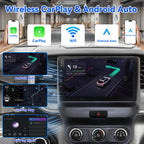 4+64G Car Radio for Dodge Ram 9 inch Touch Screen 2019 2020 2021 2022 2023 2024 Stereo,Wireless Carplay/WiFi/Bluetooth/EQ Audio/Andriod Auto/AM/FM/Navigation/AHD Camera