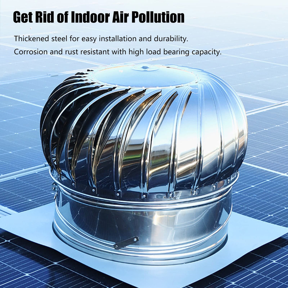 All Weather Steel Internally Braced Wind Turbines Ventilator