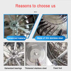 Stainless Steel Roof Turbine Ventilator with Spinning Chimney Cowl for Anti Downdraught 400mm