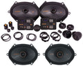 Audiosavings Bundle: (1) Pair Kicker 51KSS6804 6x8 / 5x7 Car Audio Component Speakers Bundle with (1) Pair Kicker 51KSC6804 6x8 75 Watt RMS Car Audio Speakers KSC6804 KSC680 (Items 4)