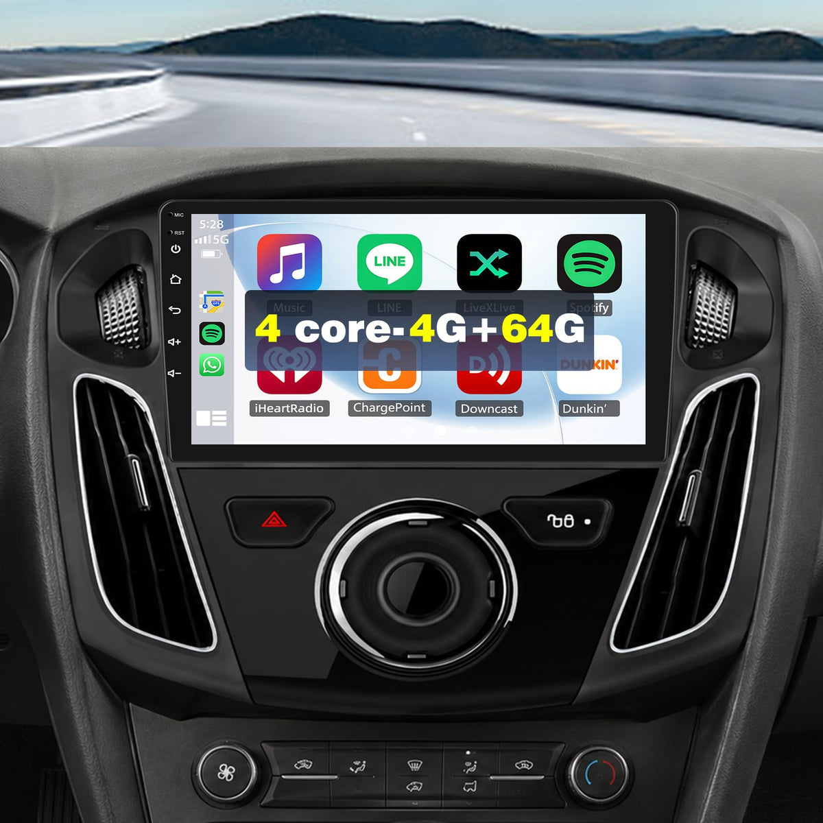 4+64G Android Car Radio for Ford Focus 2012 2013 2014 2015 2016 2017 2018