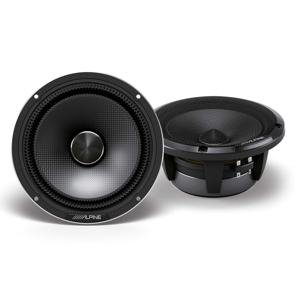 Alpine HDZ-65CS, Status Series Hi-Res 6.5" 2-Way Speakers + Foam Baffle Kit Bundle
