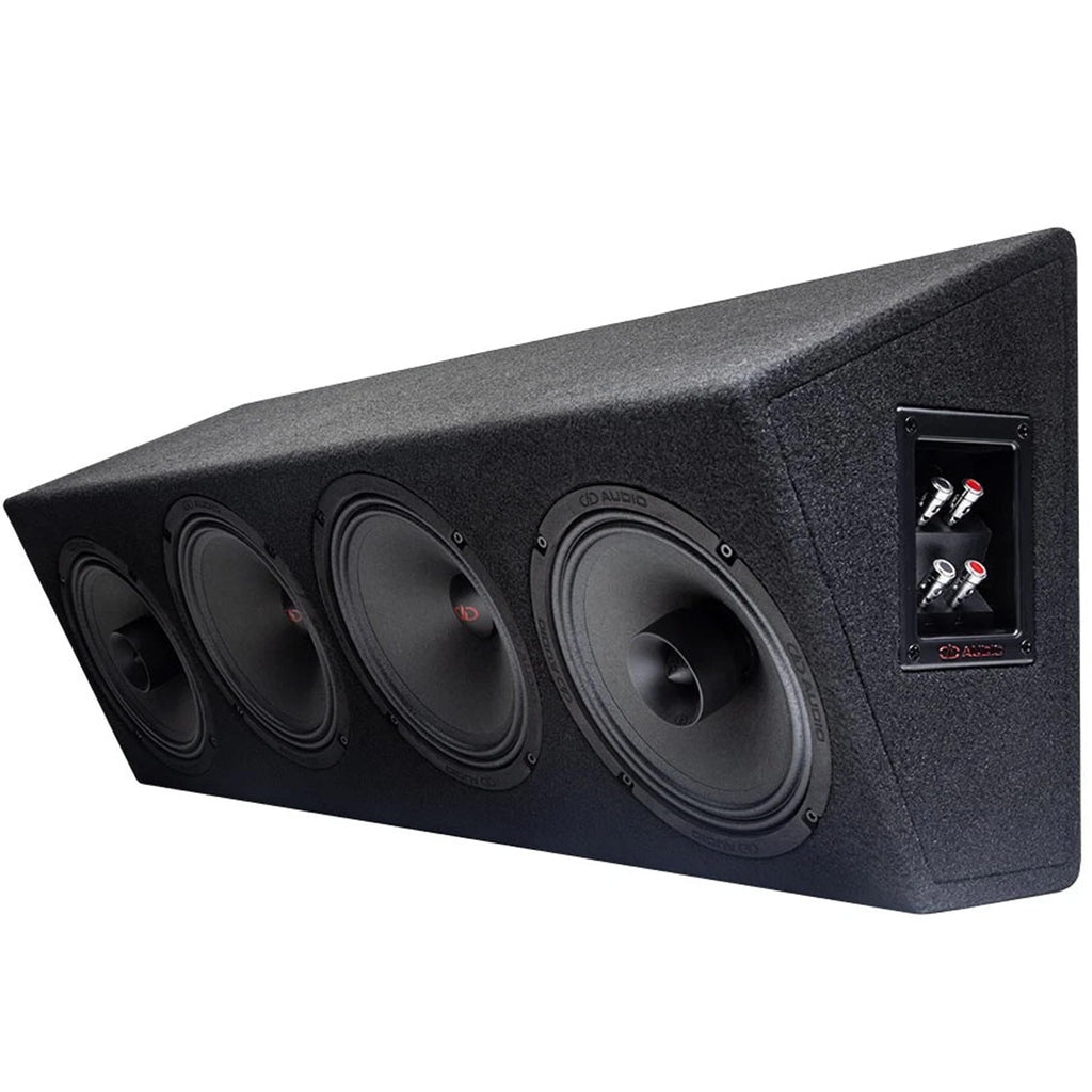 DD Audio LE-VO-MX208.4 8" 600W RMS Voice Optimized Loaded Plank Speakers