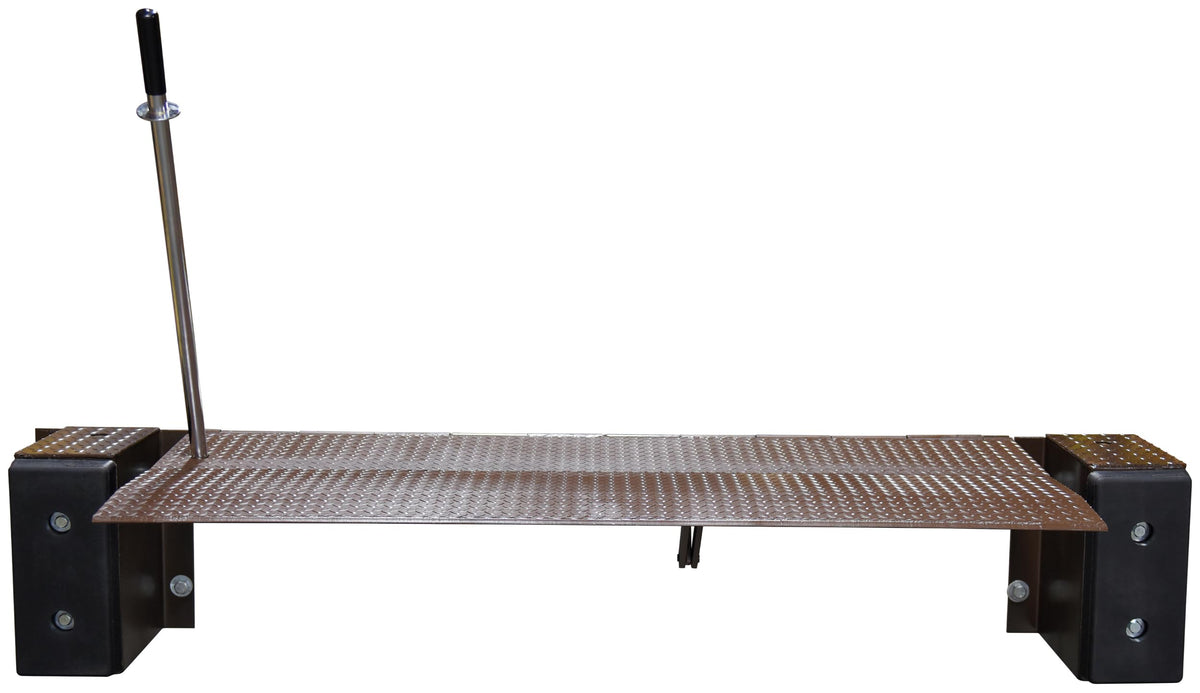Vestil FM-2572 Steel Mechanical Edge O Dock Leveler 72 in. Ramp Width 25,000 Lb. Capacity Brown