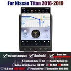 15.6 Inch Touch Screen Android 13 Car Radio Head Unit for Nissan Titan 2016-2019 Car Multimedia Stereo Player GPS Navigation with Wireless Carplay, Android Auto, 128GB, US 1 Yr Service