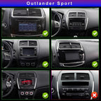 Double Din Android 14 Car Radio Stereo Upgrade for Mitsubishi Outlander Sport 2013-2025, 7inch Touch Screen Head Nuit GPS Navi w/Carplay Android Auto Bluetooth WiFi FM SWC DSP SWC Backup Camera,2+64G