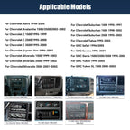[4+64G] Android 15 Car Radio Stereo for Chevy Camaro 97-02,S10 98-02,Blazer 98-02,GMC Suburban 95-19,Yukon 95-02,Sonoma 98-02 with Carplay,6.86” Touchscreen Car Radio with WiFi,GPS,BT,FM/RDS,SWC,EQ