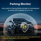 Mangoal Front 4K & Rear 1080P Dash Cam for Volvo Polestar 2, 2021-2024