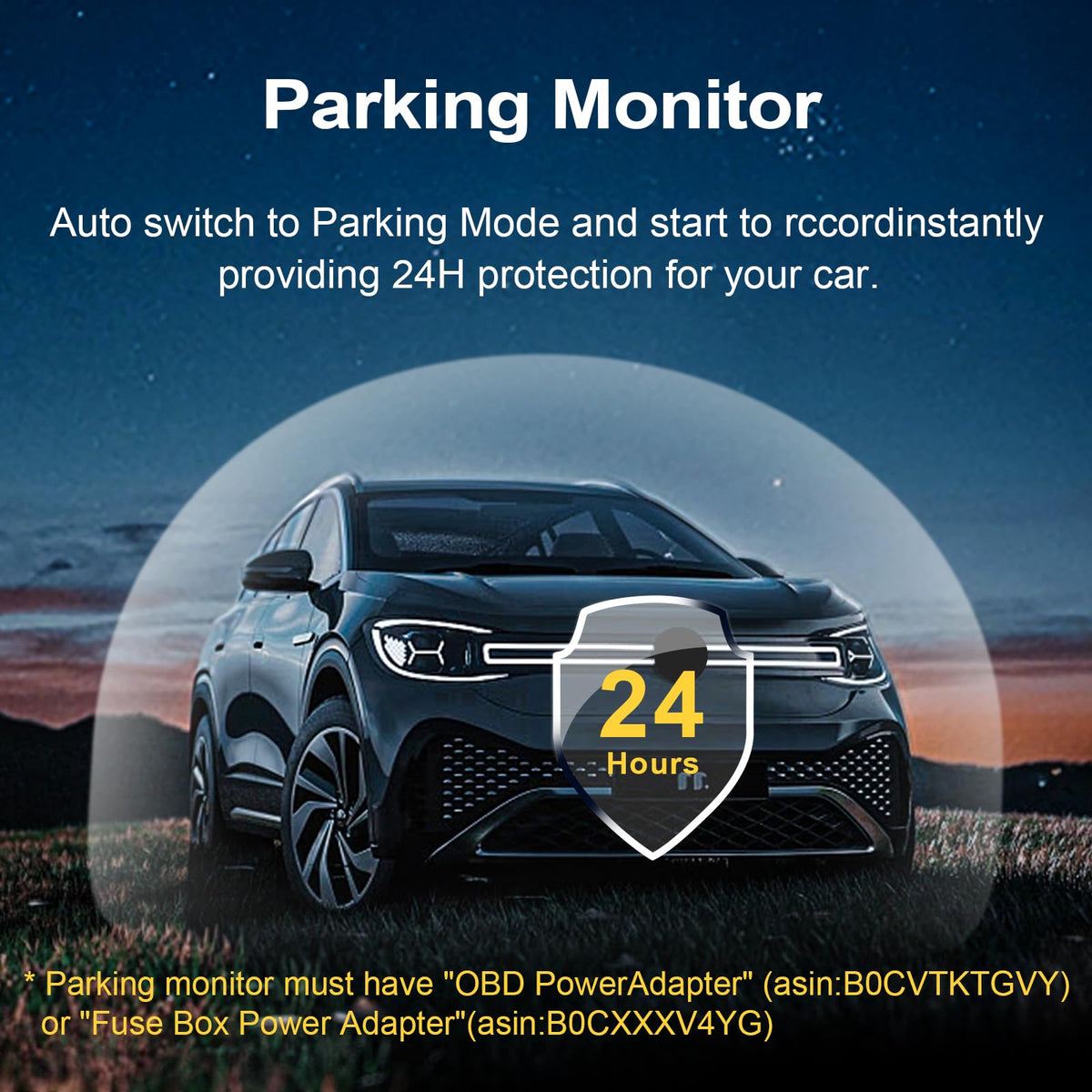 Mangoal Front 4K & Rear 1080P Dash Cam for Volvo Polestar 2, 2021-2024