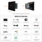 V10 10" Android Double Din Car Stereo, 4G LTE,6G+128G, CarPlay&Android Auto