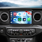 SIXTOP 4G+64G Android Car Stereo Radio for Jeep Wrangler JL Gladiator JT 2018-2021 Wireless Carplay Android Auto 9 Inch Touchscreen GPS Bluetooth 5.0 Head Unit WiFi 6 FM/RDS EQ SWC AHD Backup Camera