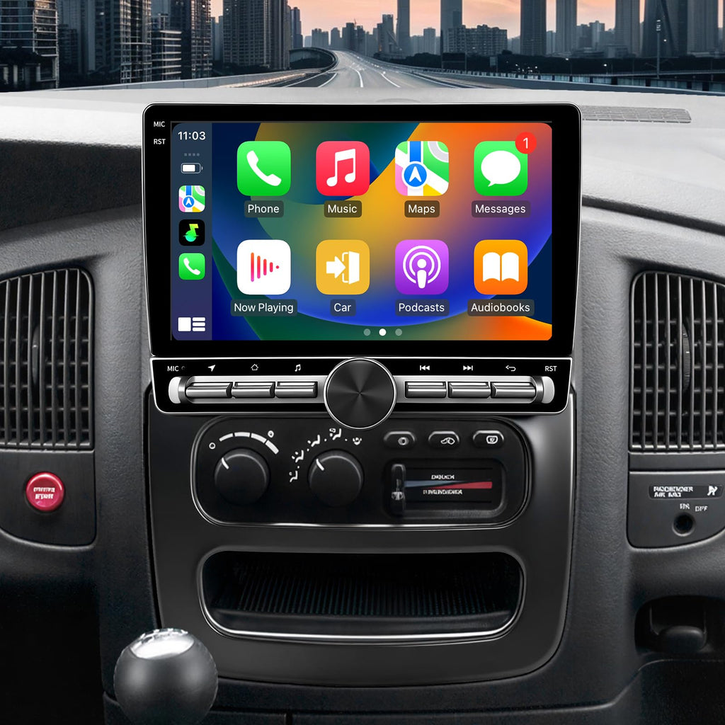 Radio for Dodge Ram 1500 2500 3500 2002 2003 2004 2005 Stereo Upgrade 10.1"