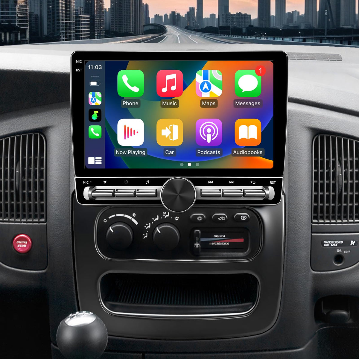 Radio for Dodge Ram 1500 2500 3500 2002 2003 2004 2005 Stereo Upgrade 10.1"