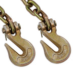 4 Pack Lever Load Binder 5/16-3/8in, 5400Lbs Working Load Limit G70 Transport Chain Load Binders for Industrial Transportation (with 5/16 x 20FT Chains)