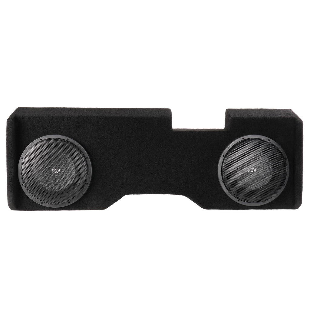 NVX Dual 12" Loaded Sub Box for Silverado/Sierra Crew Cab 2014-2018