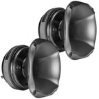 PRV AUDIO 2X WG2500Py Slim 200 Watts 2" Exit Mids & Highs Horn Driver 8 Ohm 107dB PRO Audio Polyimide Compression Driver with Shallow Waveguide (2 Horn Drivers) Bundle 400 Watts