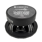 Orion XTRPRO XPM654MBF High Performance 6.5” Mid-Bass Bullet Loudspeakers, 1600W Max Power, 400W RMS, 4 Ohm, 2” Voice Coil - Pro Car Audio Stereo, Midrange Speakers (Pair)