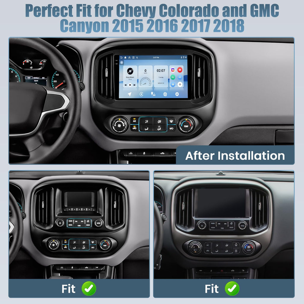 [DSP&EQ] 4+64G 9" Car Radio for Chevy Colorado/GMC Canyon 2015-2018