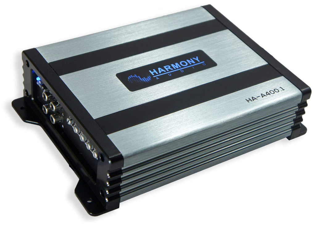 Harmony Audio Dual 10" Subwoofer Box with Amp Fits GMC Sierra Crew 01-06