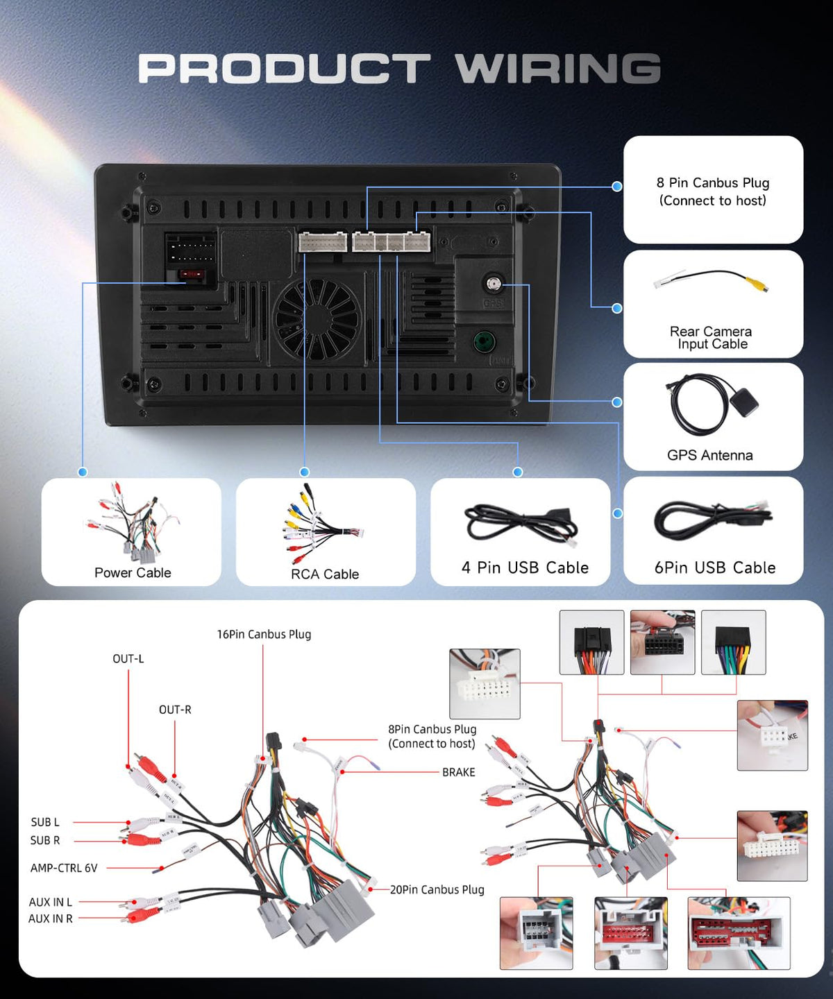 4G+128G Android 15 Car Radio for Ford F150 2009-2014, Wireless CarPlay