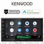 KENWOOD DMX5710S 6.8" Capacitive Touchscreen Digital Multimedia Receiver – Wireless Apple CarPlay, Android Auto, Bluetooth, iDatalink Maestro Ready
