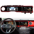 ASVEGE Dual Screens Android Car Stereo Radio for Jeep Wrangler JL 2018-2022