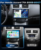 【360° Panoramic View】8Core 6G+128G Radio for Honda Accord 7th 2003-2007