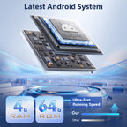 4+64G Android 15 Car Radio for Jeep Liberty 2008-2012