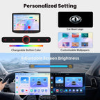 Joying Android 13 Double Din Car Stereo with Carplay & Android Auto, 8 Inch Car Radio 1280 X 800P Head Unit 8GB+128GB with Bluetooth, Volume Knob, Mirror-Link, AM/FM Radio(JY-UTD80N8-B)